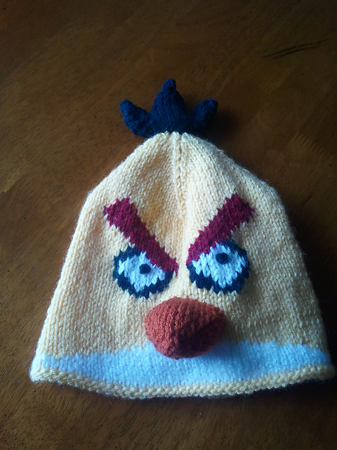 Yellow Angry Bird Hat