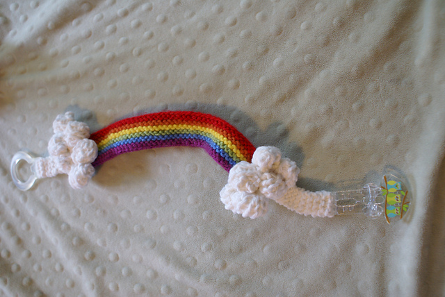 Rainbow Pacifier Keeper