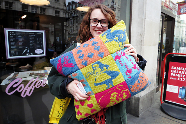 Ravelry: Alice in Wonderland Cushion or Blanket pattern by Violet