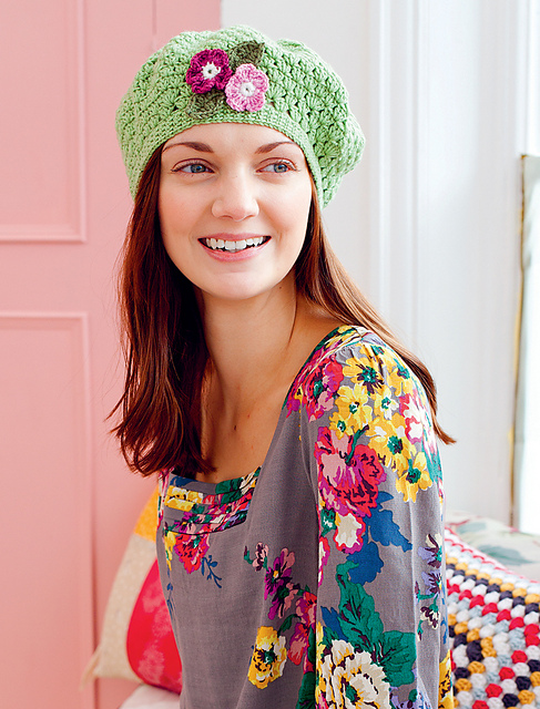 Floral Beret