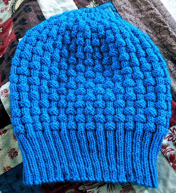 Basketweave Slouch Cap
