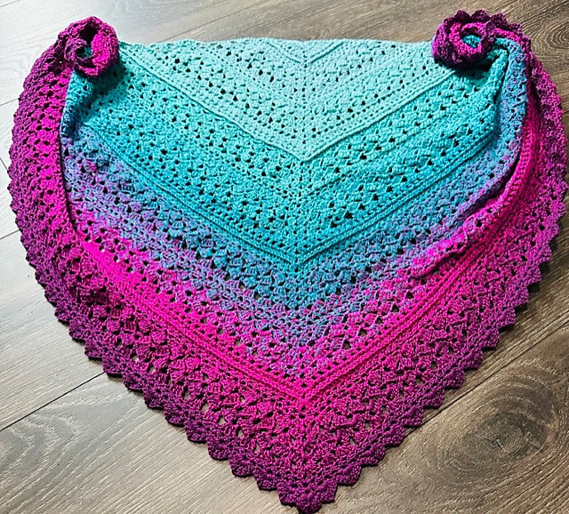 Drunken Granny Shawl