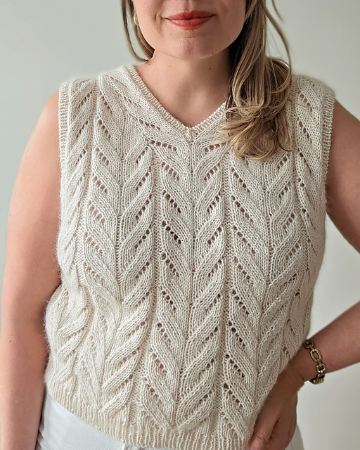 Ravelry: Ebba vest pattern by Sari Nordlund