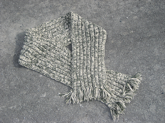 Ribbed Scarf