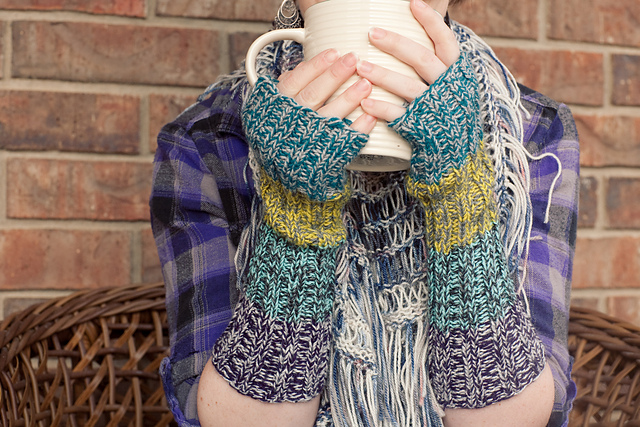 Marled Goodness Mitts