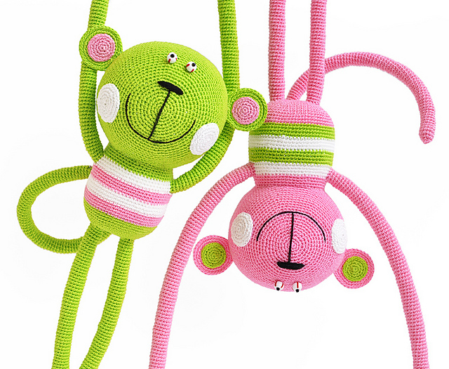 Monkey with magnetic hands
