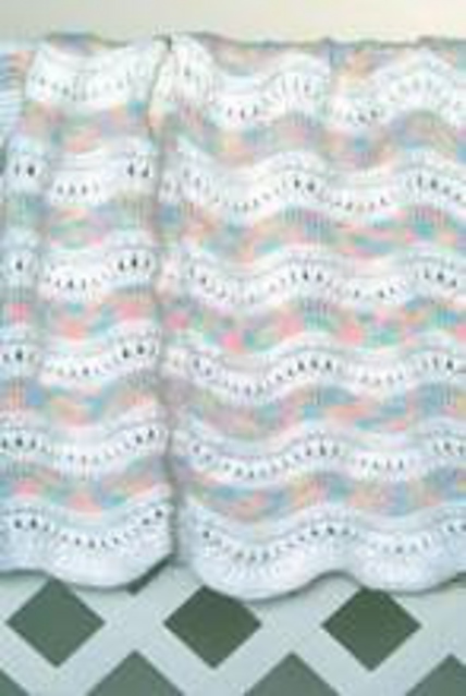 P380 Wavy Baby Blanket
