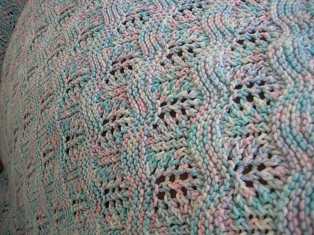 Ripple Baby Afghan #62