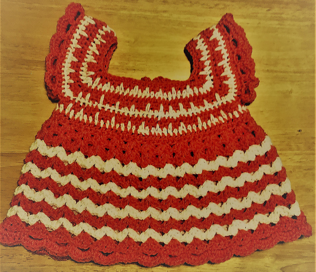 Coral  Sunset Baby Dress