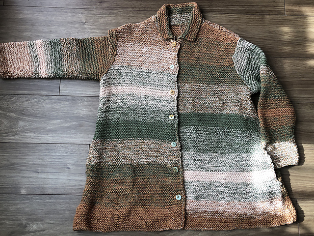 Tsumugi Gradation Coat Jacket