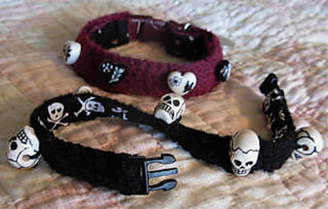 Embellished & Felted Pet Collar