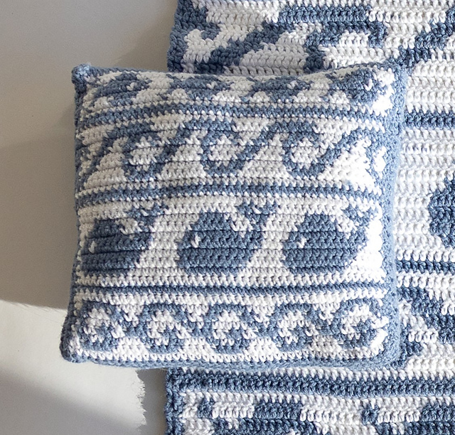 Whales & Waves Pillow