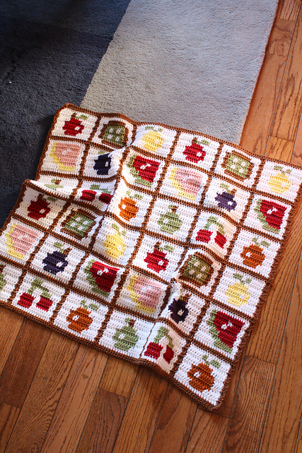 Fruit Basket Baby Blanket
