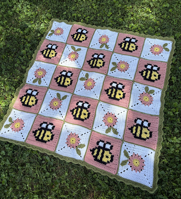 Busy Bee Baby Blanket