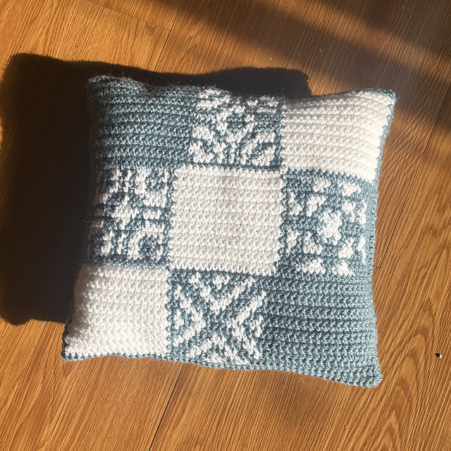 Miles of Tiles Pillow