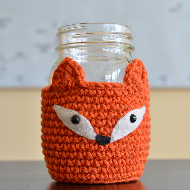 Foxy Mason Jar Cosy