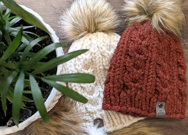 Wishing for Winter Cabled Hat