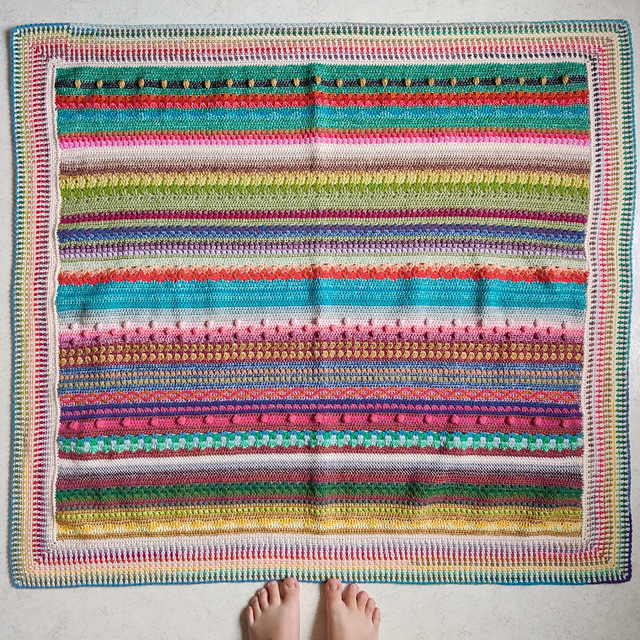 Rainbow Sampler Blanket — foto 2