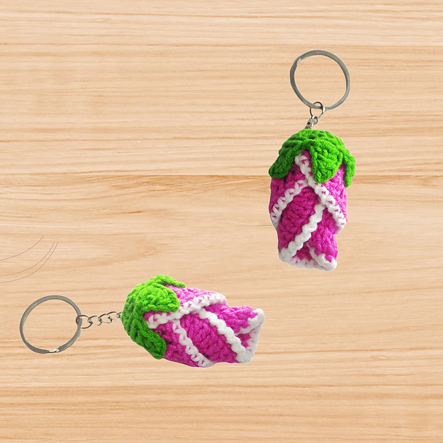 Ravelry: Tulip Flower Keychain pattern by Noha