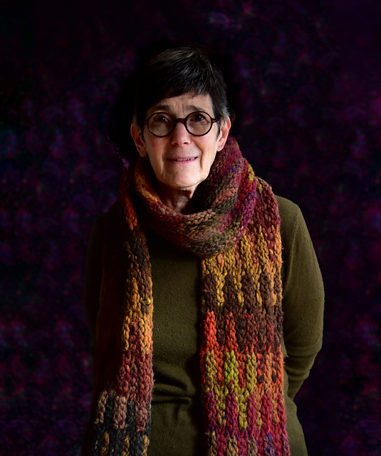 Simple Stacked Stitch Scarf