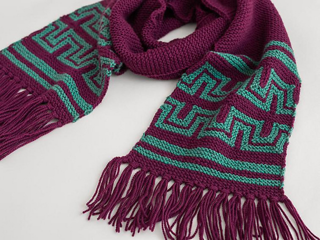 Stacked Stitch Scarf