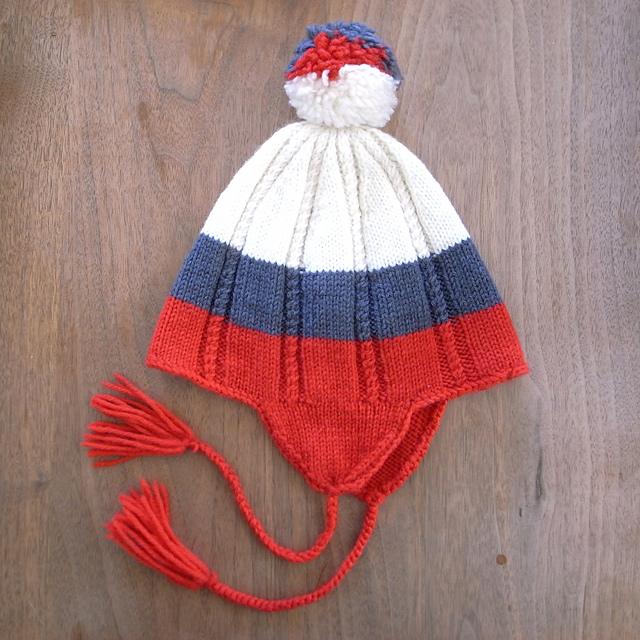 #07 Earflap Hat （耳あて付きの帽子）