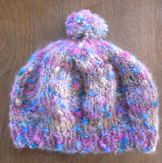parent and child conservative beret with pompom