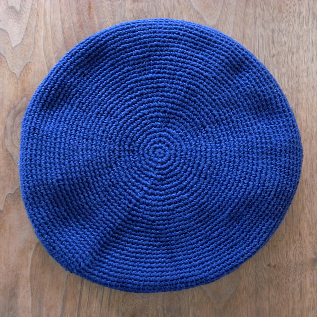 beret　こま編みのベレー