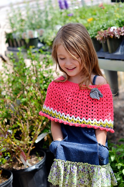 Paisley Capelet (6m, 12m, 2-3t, 3-4t, 4-5t, 5-8y)
