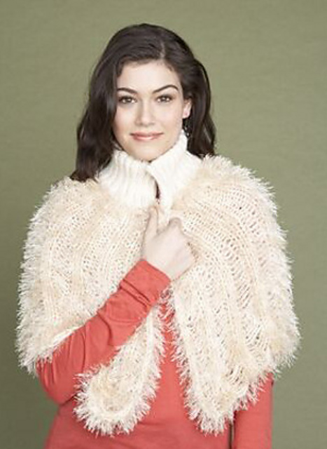 Drop Stitch Capelet #60688