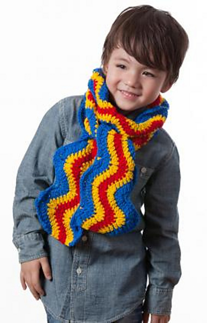Brilliant Kids Ripple Scarf