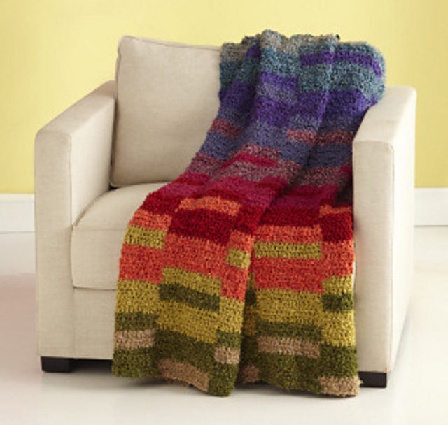 Color Spectrum Afghan (Crochet)