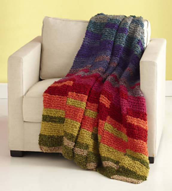 Light Spectrum Afghan (Knit)