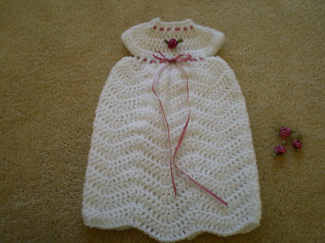 Clare's Small Crochet Gown