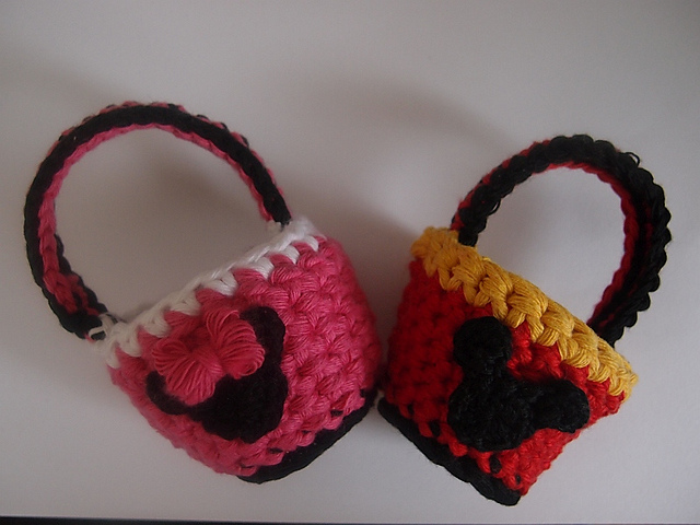 Minnie and Mickey Baskets