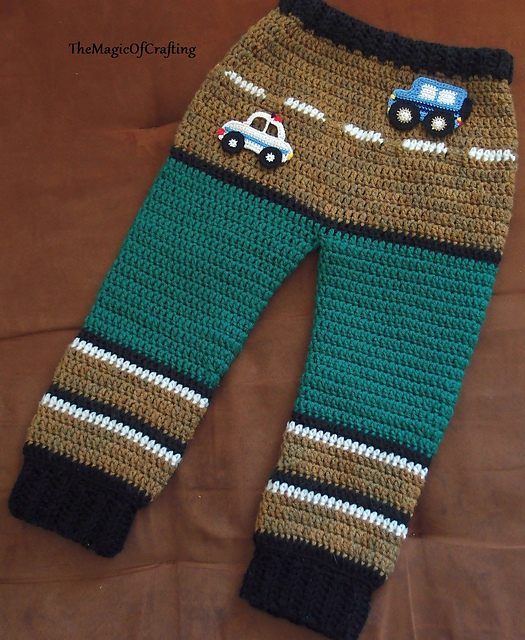 Toddler Pants with Cars