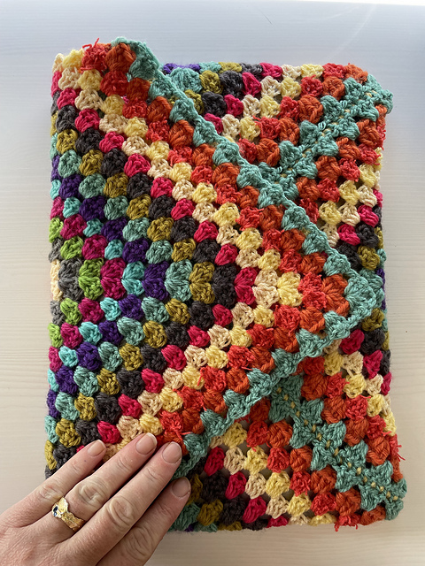 Granny Square Crochet Laptop Kindle Sleeve