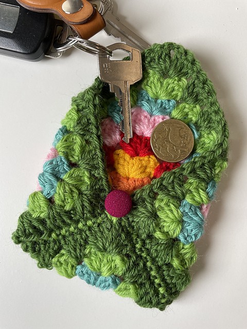 Granny Square Coin Purse