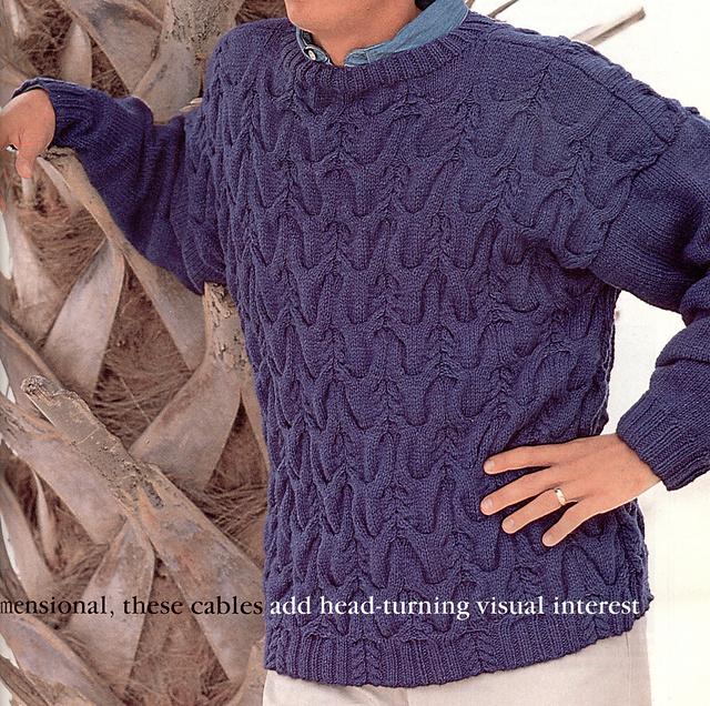 #20 Horseshoe Cable Pullover