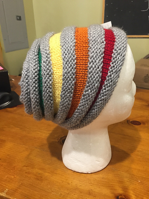Rainbow Scrap Hat
