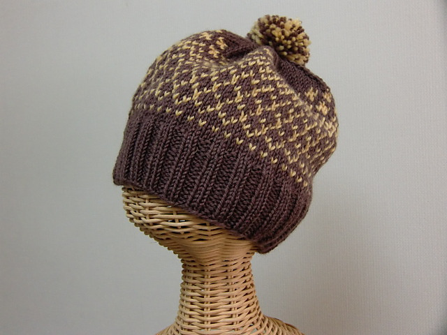 nordic cap　ノルディック柄のキャップ
