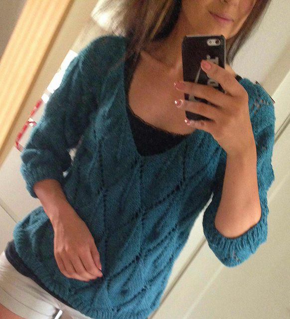# 07 Rautenmusterpullover