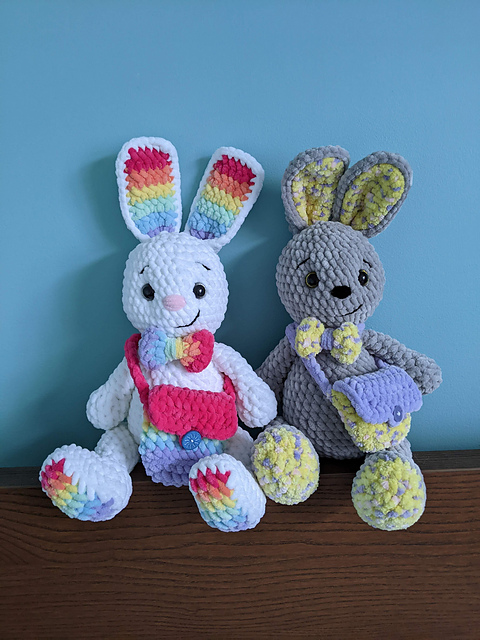 Reese the Rainbow Rabbit (No-Sew)