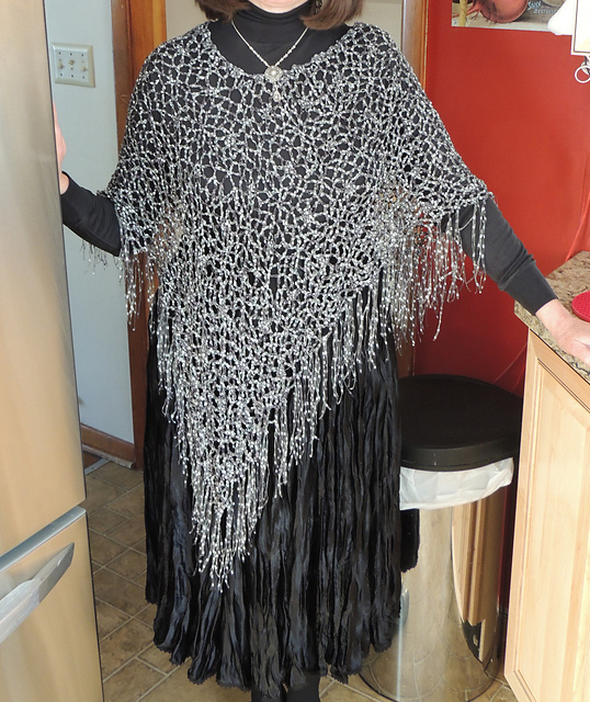 Crochet poncho