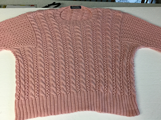 Cable & Lace Pullover