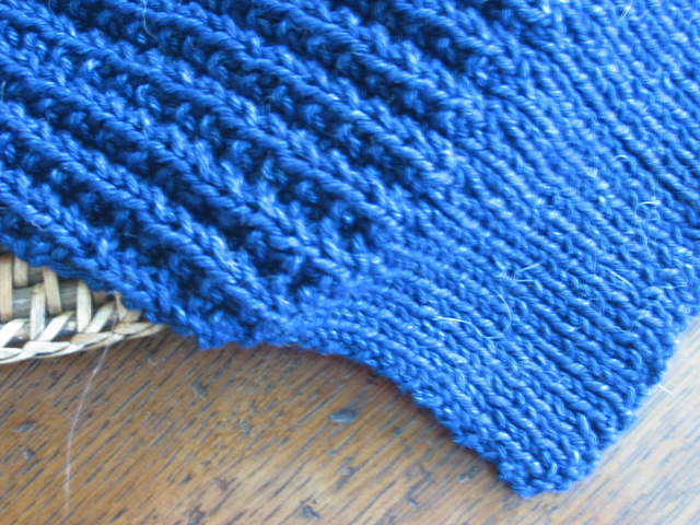 Moss Rib in worsted weight
