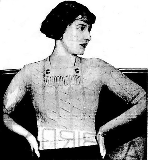 Knitted in Eyelet Fashion