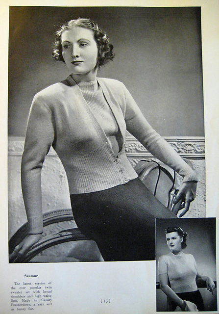 Saumur Twin Sweater Set Cardigan No. 106