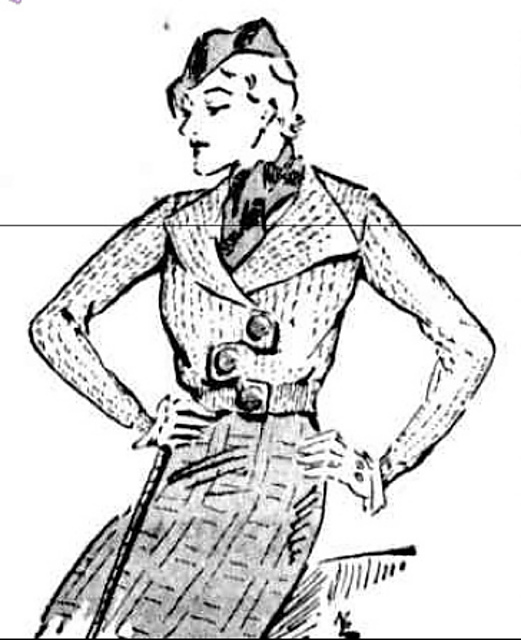 A Bolero Cardigan in Light Wool
