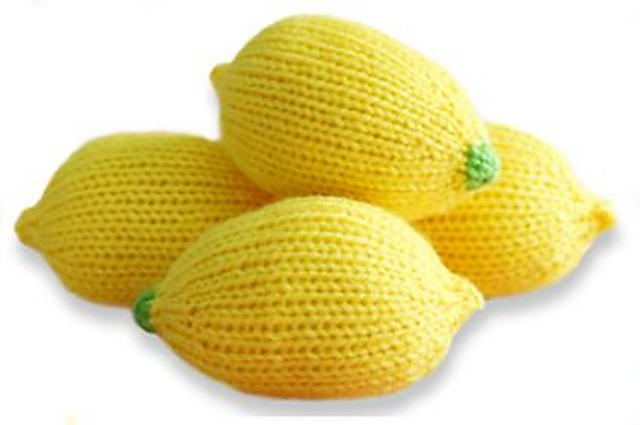 Lemon Stress Ball (Knit)